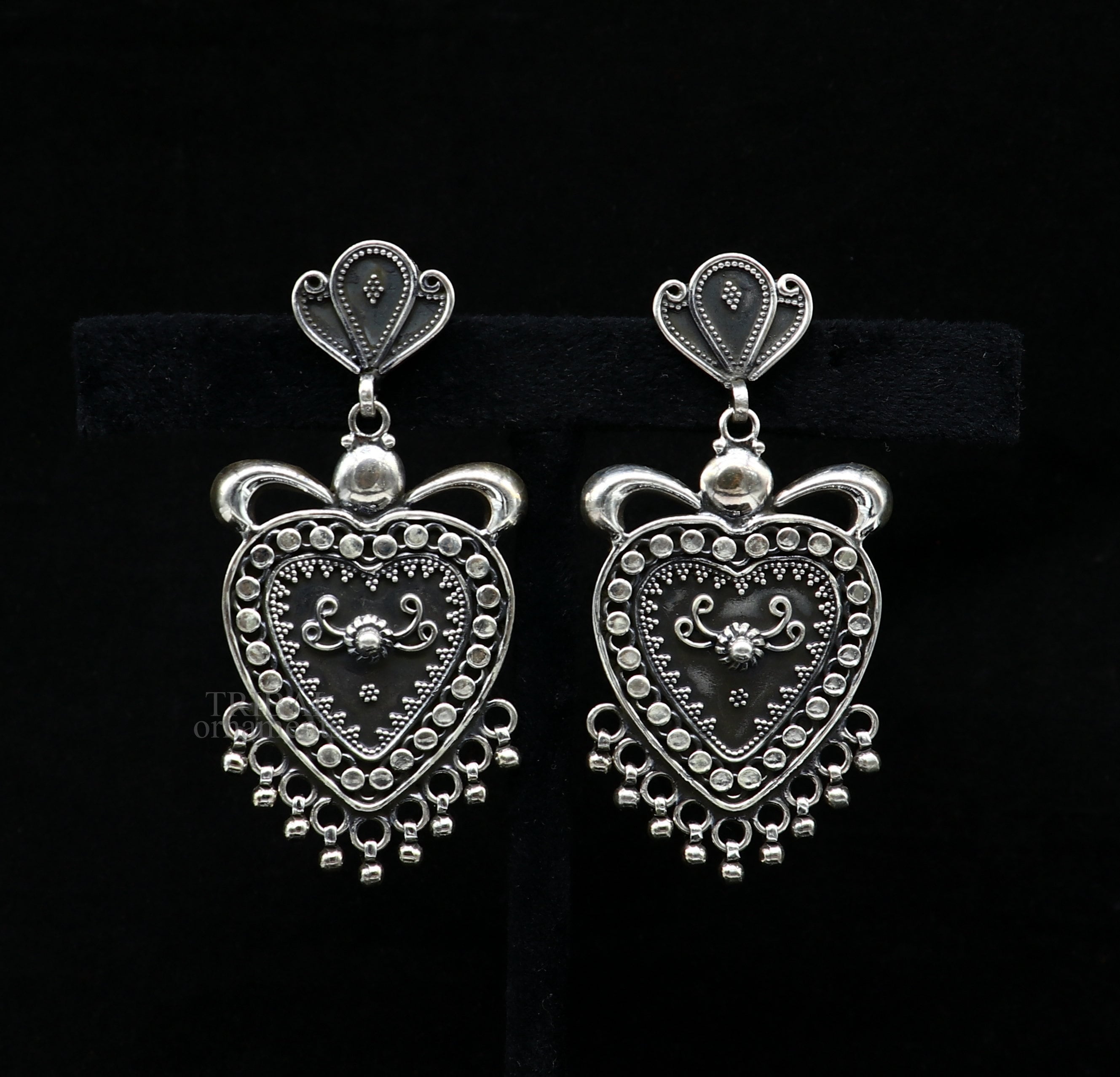 Buy SLUYNZ 925 Sterling Silver 1.6CM Heart Hoop Earrings for Women Teen  Girls Sweet Love Heart Earrings Drop (A-Silver) at Amazon.in